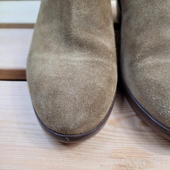 Madewell brown leather and suede ankle boots women size 6 - Picture 4 of 8